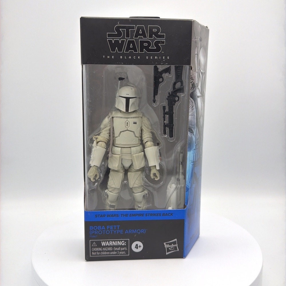 Hasbro Star Wars Black Series Boba Fett Prototype Armor White F5867 NIB